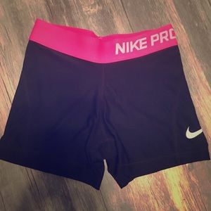 Girls’ Nike Pro Spandex Shorts